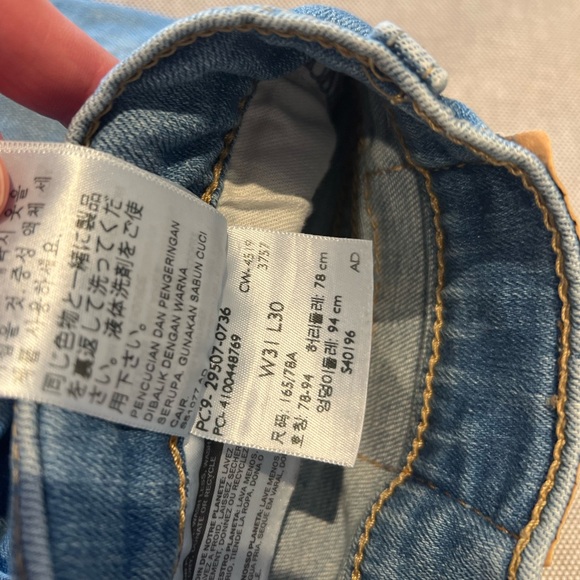 Levi’s 502 Slim Taper Men’s Jeans 31 x 30 - Picture 5 of 8